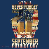 We Will Never Forget September 11 9 11 Patriot Day 20 Years Anniversary Mousepad thumb 1