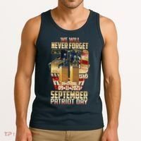 We Will Never Forget September 11 9 11 Patriot Day 20 Years Anniversary Tank Top thumb 3
