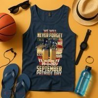 We Will Never Forget September 11 9 11 Patriot Day 20 Years Anniversary Tank Top thumb 4