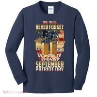 We Will Never Forget September 11 9 11 Patriot Day 20 Years Anniversary Kids Long Sleeve Shirt thumb 0