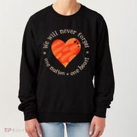 We Will Never Forget One Nation One Heart Bibas Family Women's Sweatshirt thumb 0