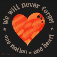 We Will Never Forget One Nation One Heart Bibas Family Baby Bodysuit thumb 2