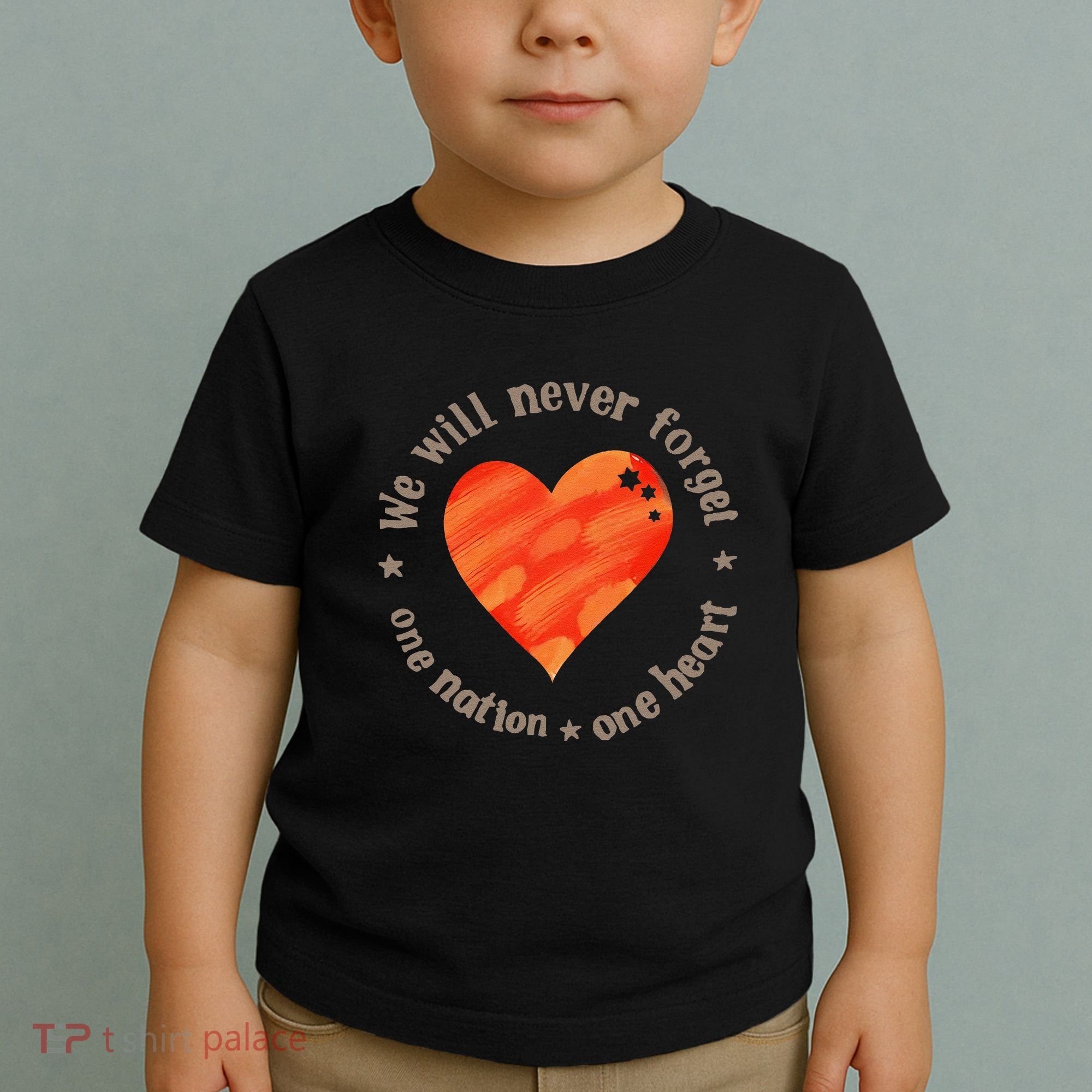We Will Never Forget One Nation One Heart Bibas Family Toddler T-Shirt