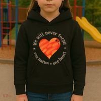 We Will Never Forget One Nation One Heart Bibas Family Kids Hoodie thumb 3