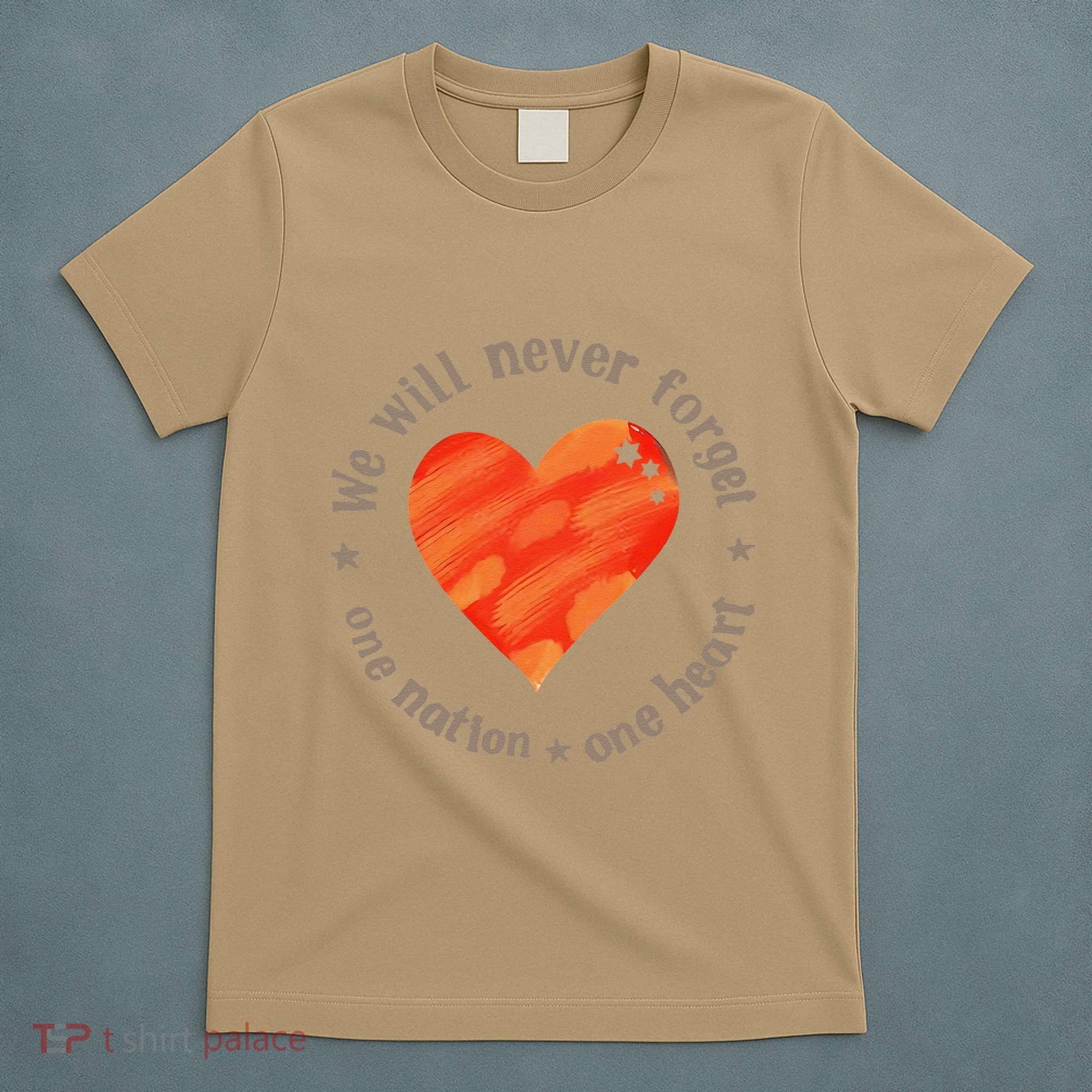 We Will Never Forget One Nation One Heart Bibas Family T-Shirt