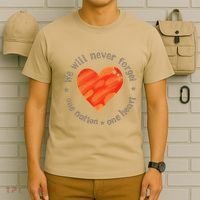 We Will Never Forget One Nation One Heart Bibas Family T-Shirt thumb 6