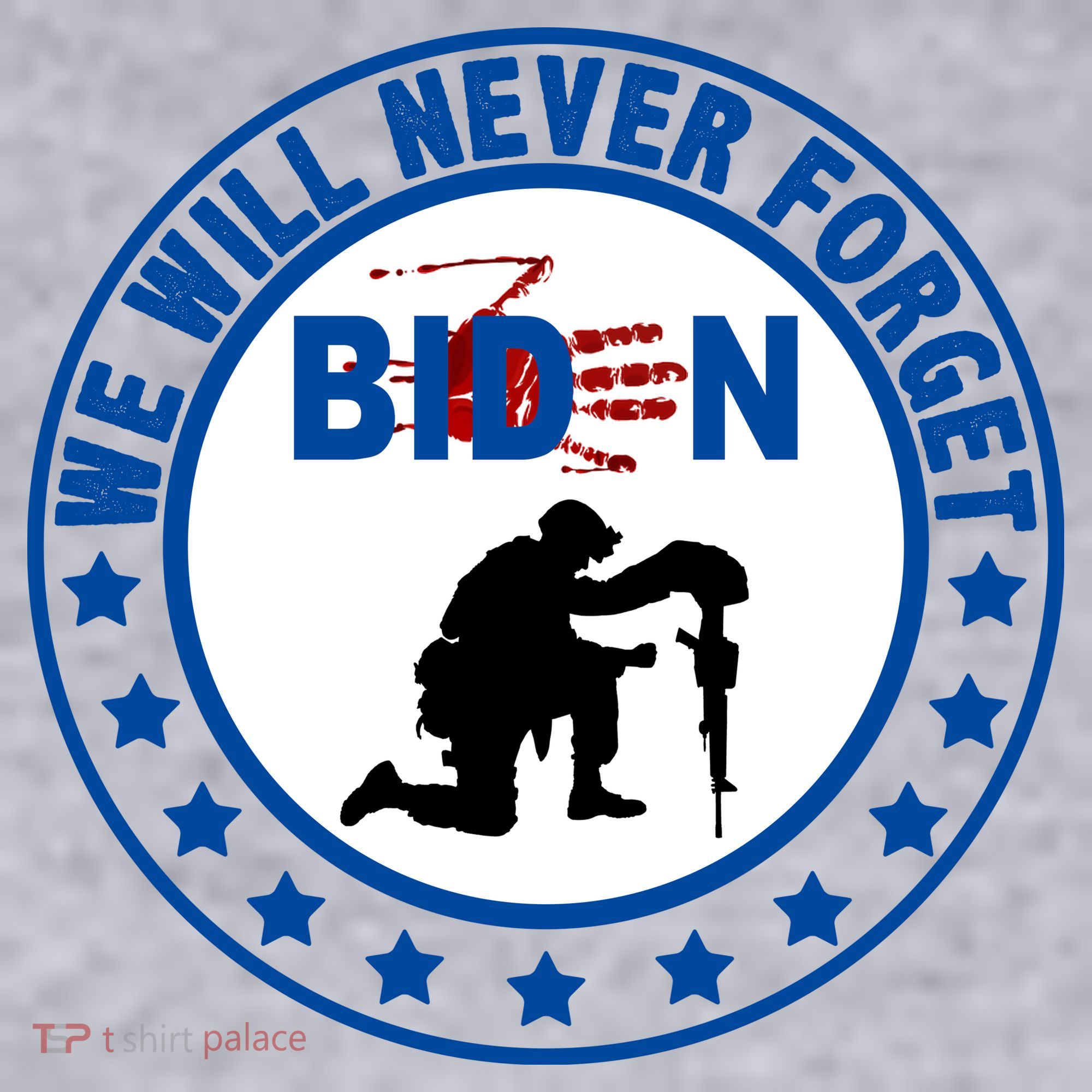 We Will Never Forget American 13 Fallen Heroes Anti Biden Women's Racerback Cropped Tank