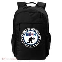 We Will Never Forget American 13 Fallen Heroes Anti Biden Backpack thumb 0