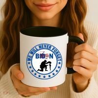 We Will Never Forget American 13 Fallen Heroes Anti Biden Coffee Mug thumb 3