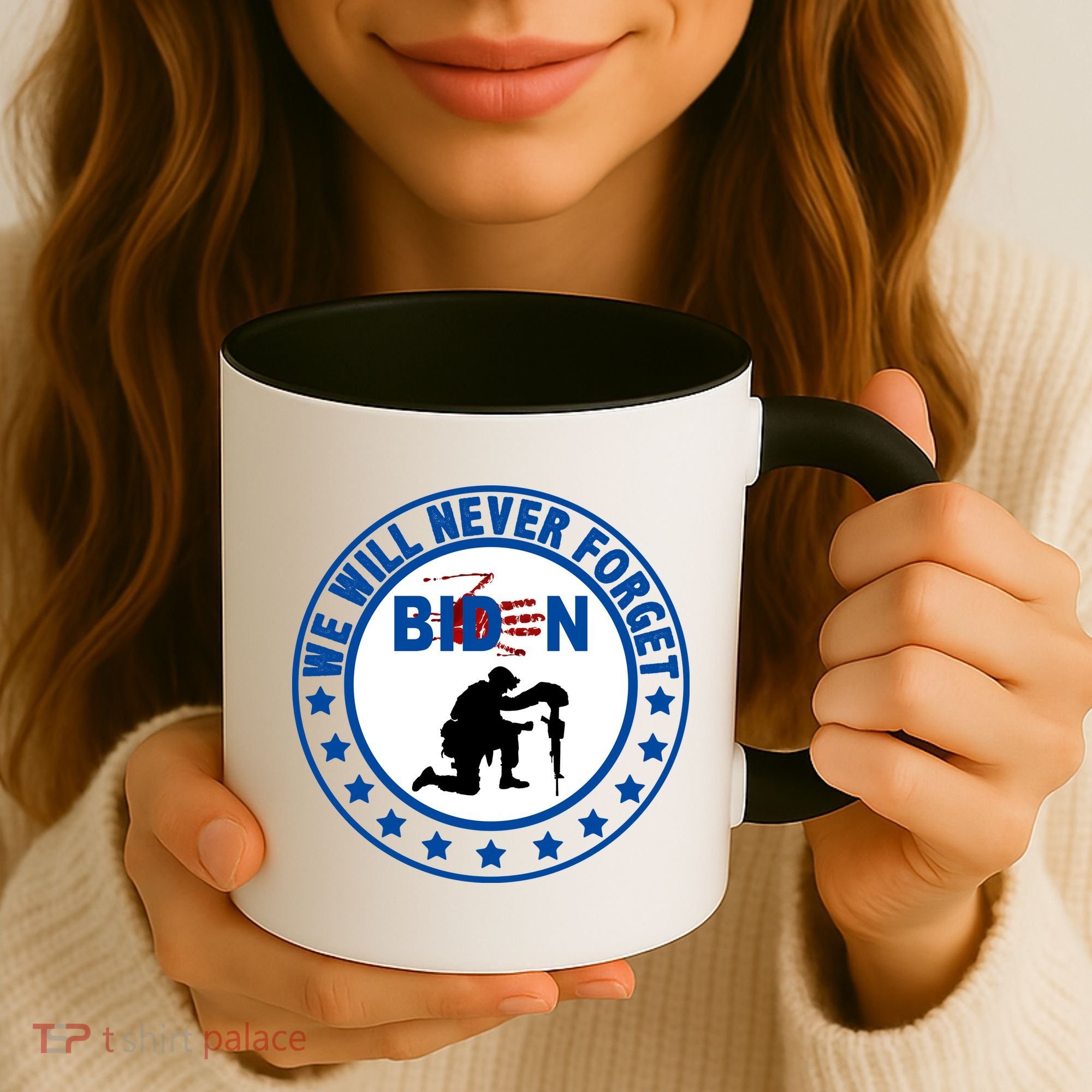 We Will Never Forget American 13 Fallen Heroes Anti Biden Coffee Mug