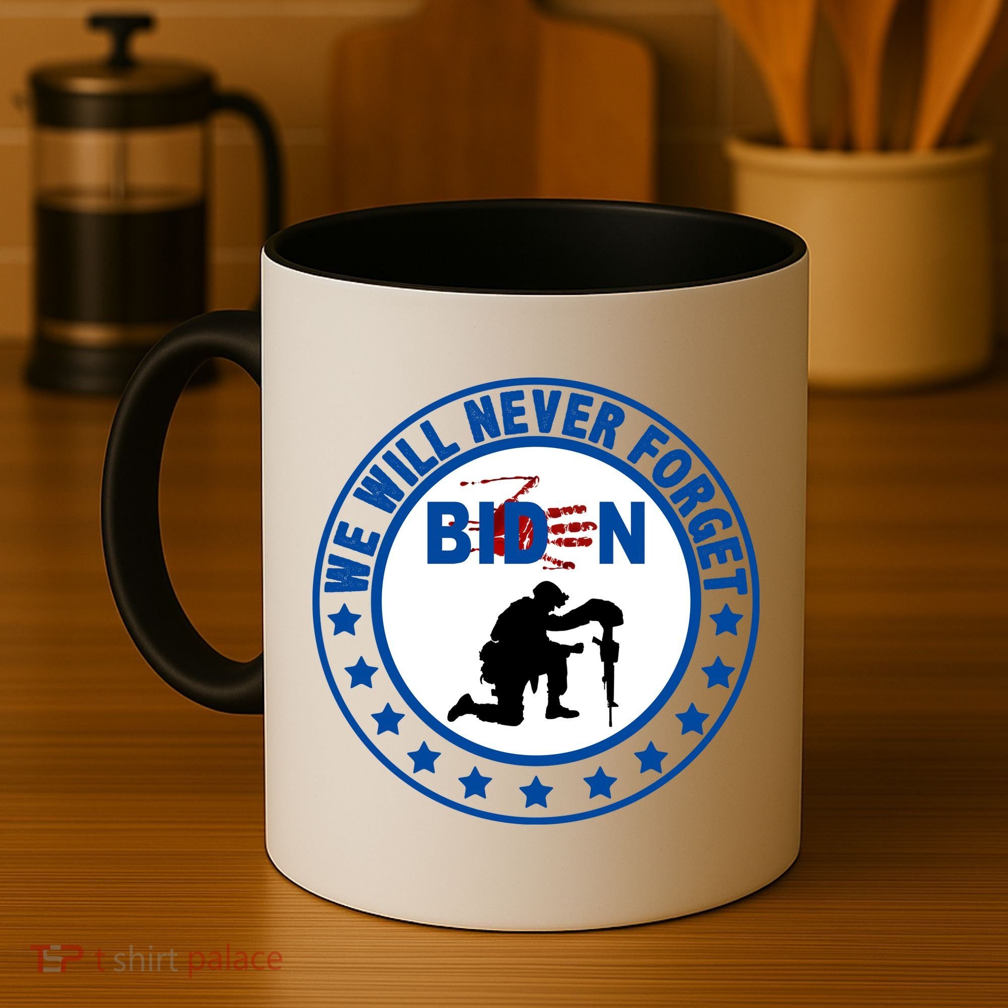 We Will Never Forget American 13 Fallen Heroes Anti Biden Coffee Mug