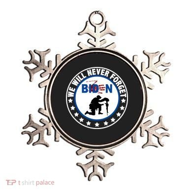 We Will Never Forget American 13 Fallen Heroes Anti Biden Ornament
