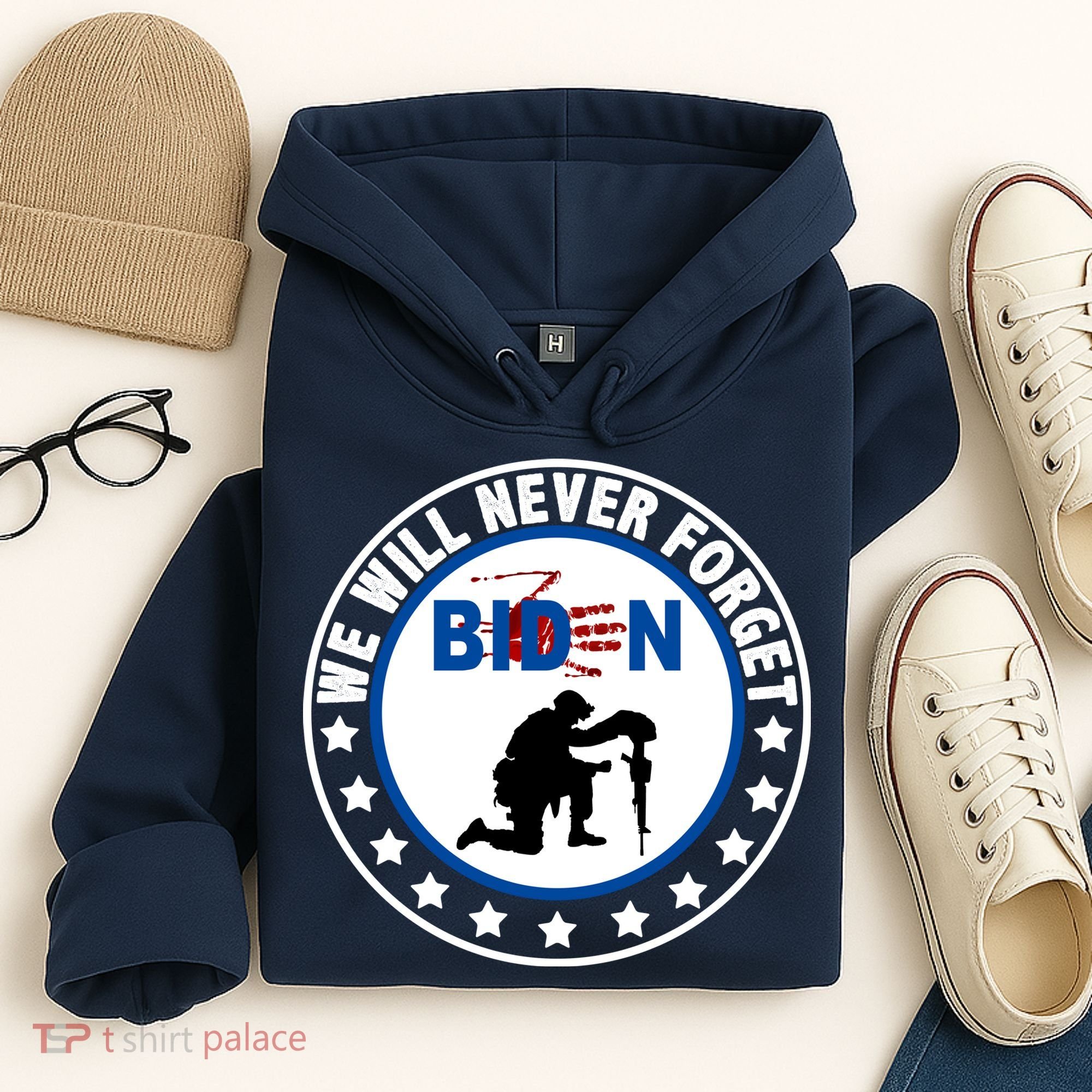 We Will Never Forget American 13 Fallen Heroes Anti Biden Hoodie
