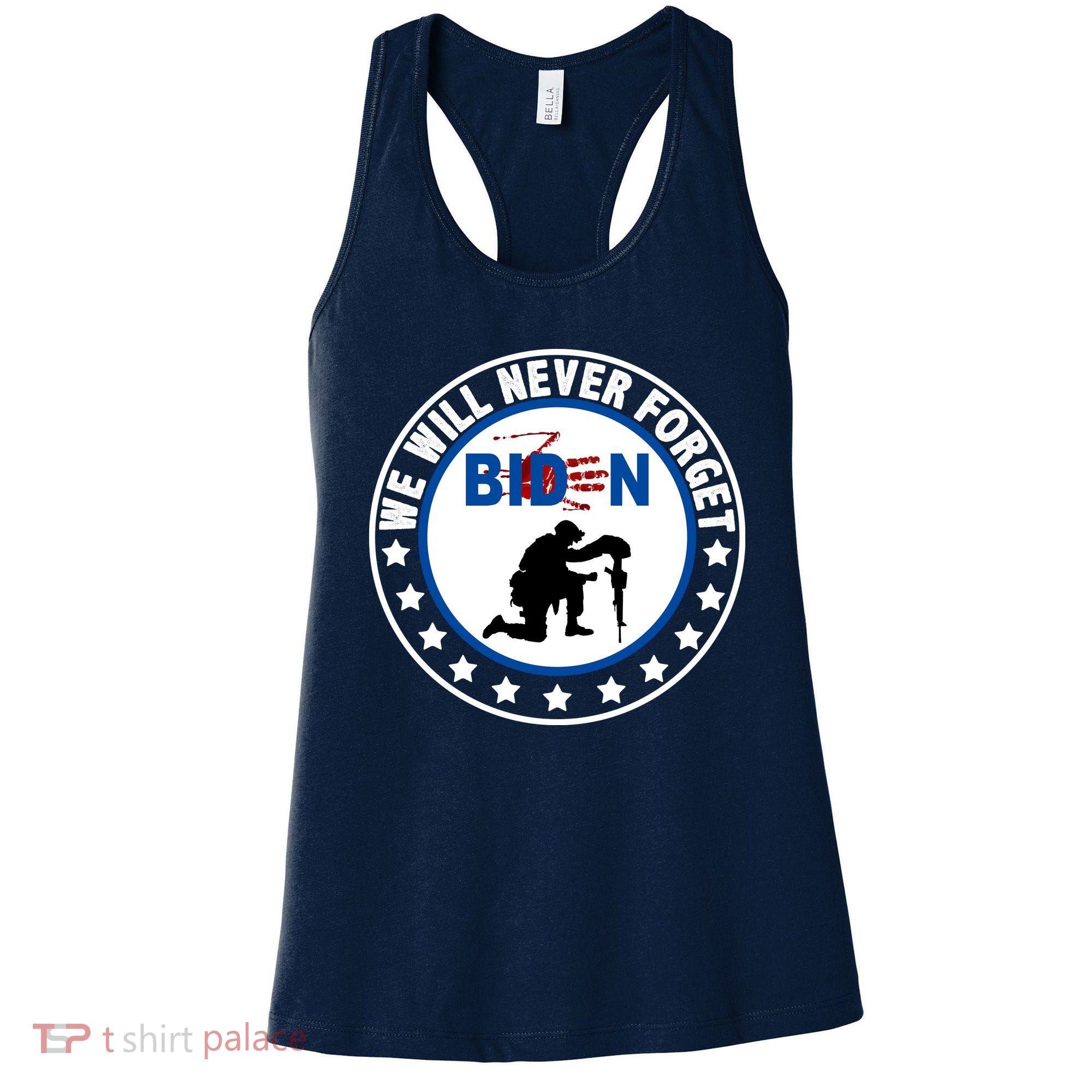 We Will Never Forget American 13 Fallen Heroes Anti Biden Women's Tank Top