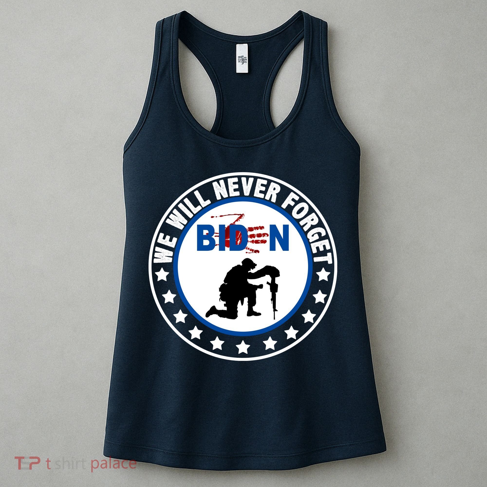 We Will Never Forget American 13 Fallen Heroes Anti Biden Women's Tank Top