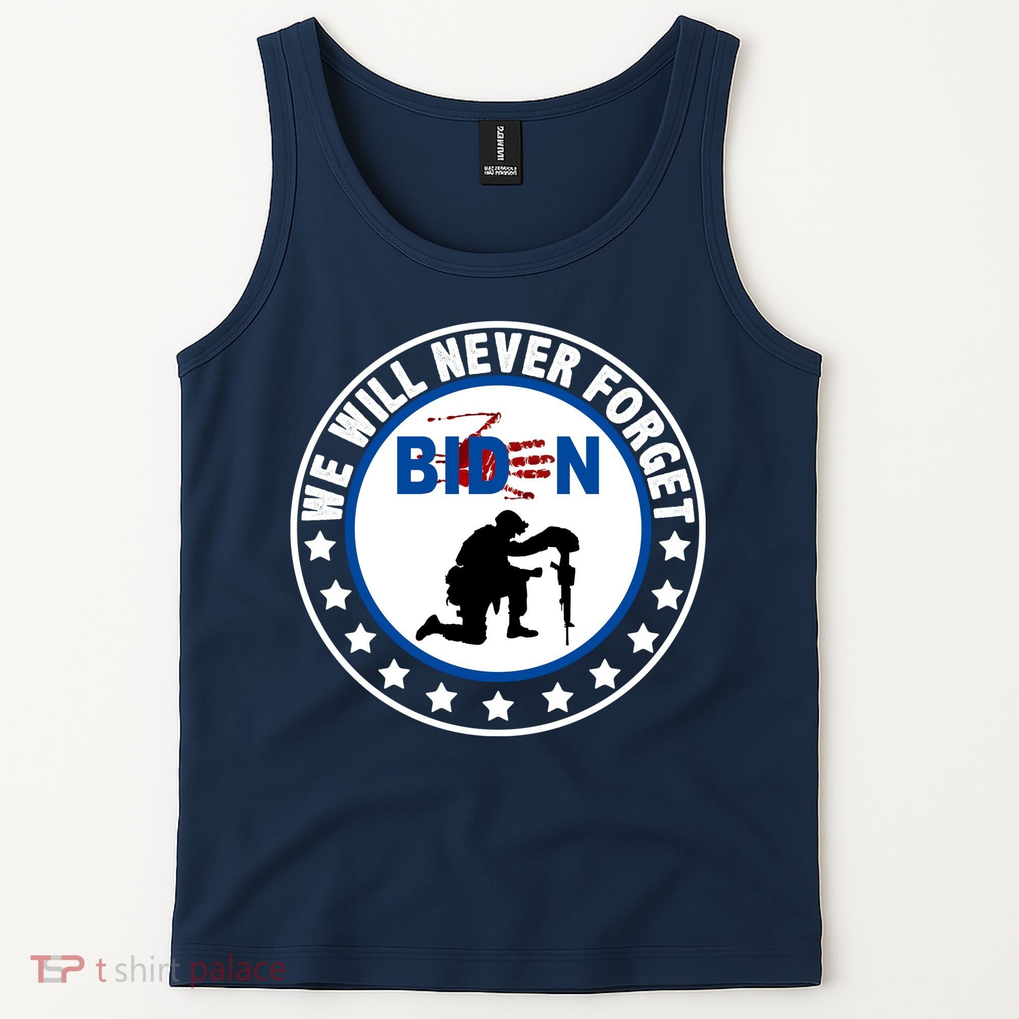 We Will Never Forget American 13 Fallen Heroes Anti Biden Tank Top