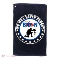We Will Never Forget American 13 Fallen Heroes Anti Biden Golf Towel thumb 0