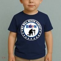 We Will Never Forget American 13 Fallen Heroes Anti Biden Toddler T-Shirt thumb 2