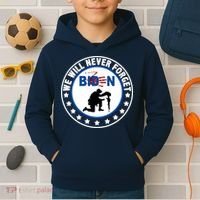 We Will Never Forget American 13 Fallen Heroes Anti Biden Kids Hoodie thumb 2