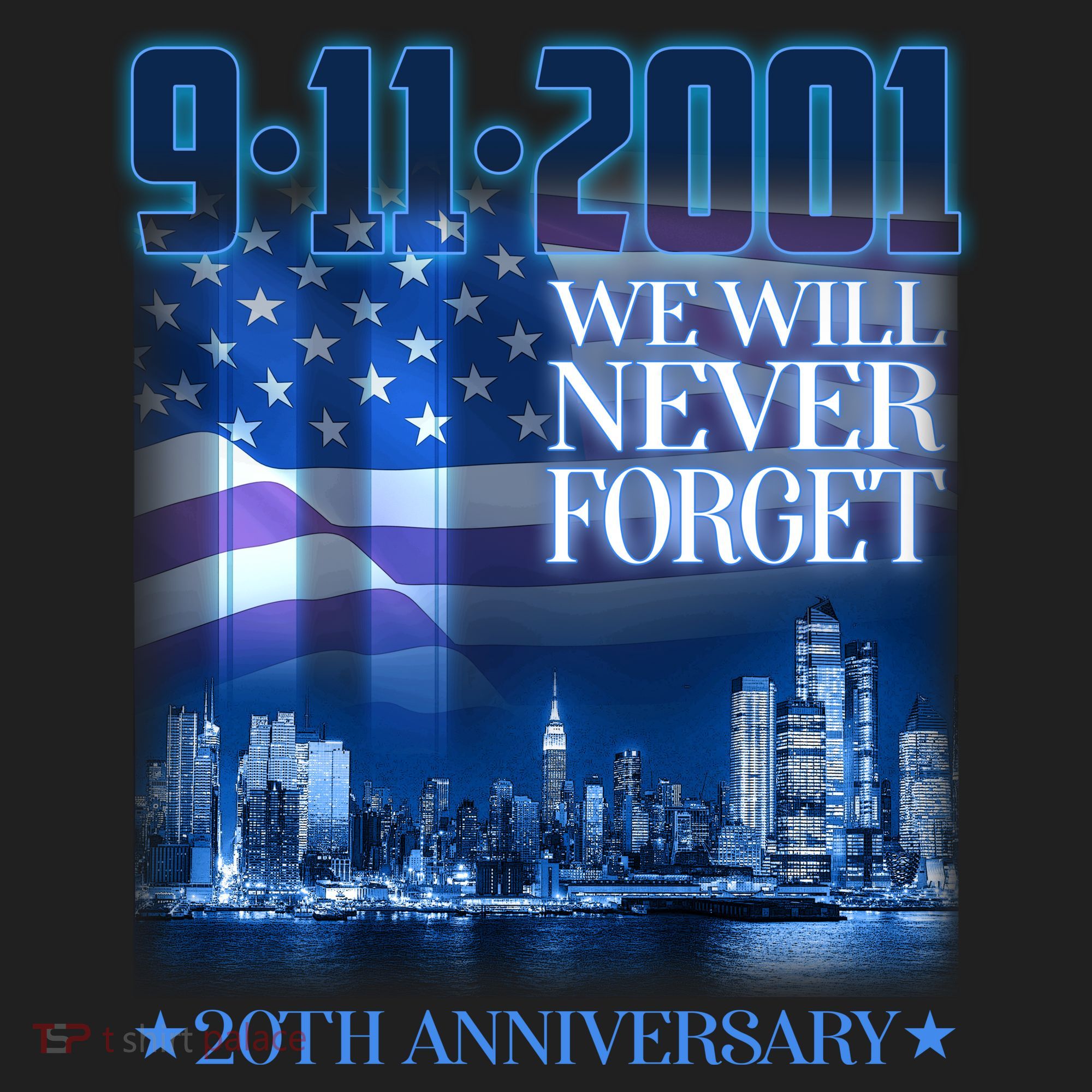 We Will Never Forget 9112021 20th Anniversary Golf Towel