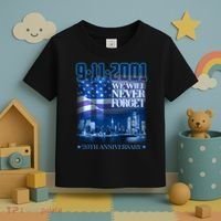 We Will Never Forget 9112021 20th Anniversary Toddler T-Shirt thumb 3