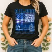 We Will Never Forget 9112021 20th Anniversary Women's T-Shirt thumb 2