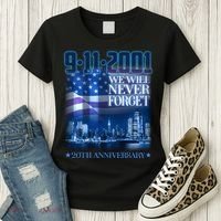 We Will Never Forget 9112021 20th Anniversary Women's T-Shirt thumb 3