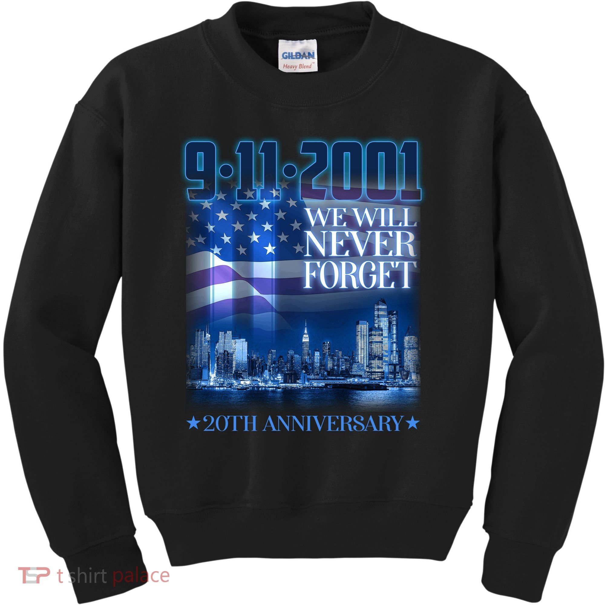 We Will Never Forget 9112021 20th Anniversary Kids Sweatshirt