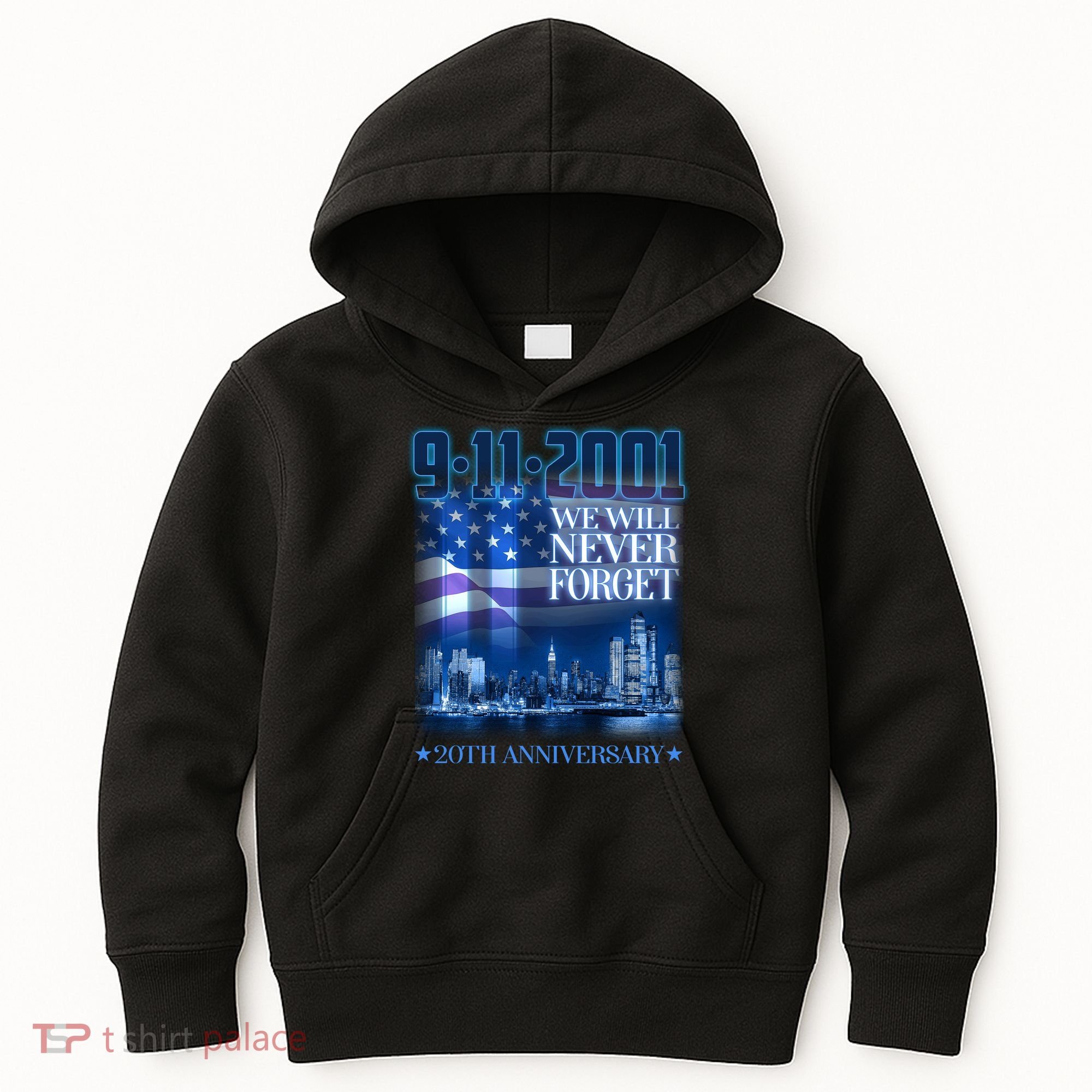 We Will Never Forget 9112021 20th Anniversary Kids Hoodie