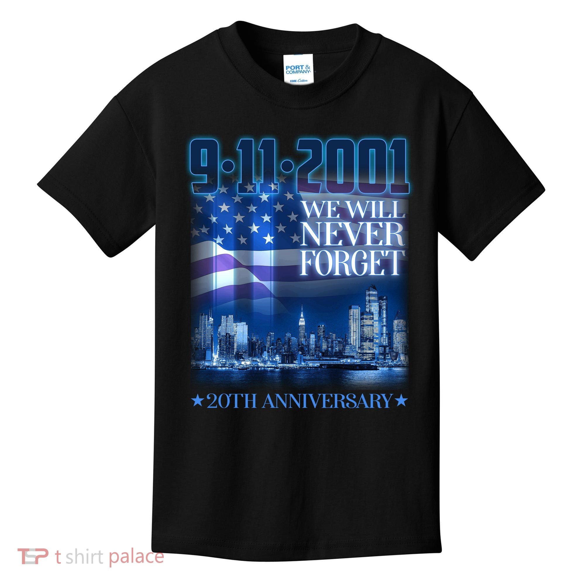 We Will Never Forget 9112021 20th Anniversary Kids T-Shirt