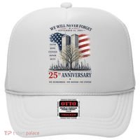 We Will Never Forget September 11 2001 25th Anniversary Tribute Hat thumb 0