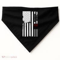We Will Never Forget 9.11.01 USA Flag USA-Made Doggie Bandana thumb 0