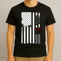 We Will Never Forget 9.11.01 USA Flag T-Shirt thumb 3