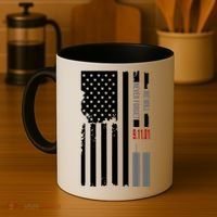 We Will Never Forget 9.11.01 USA Flag Coffee Mug thumb 4