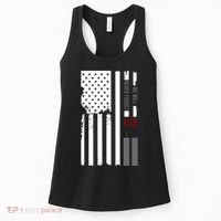 We Will Never Forget 9.11.01 USA Flag Women's Tank Top thumb 0