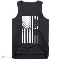 We Will Never Forget 9.11.01 USA Flag Tank Top thumb 0