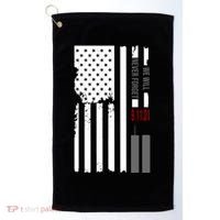 We Will Never Forget 9.11.01 USA Flag Golf Towel thumb 0