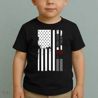 We Will Never Forget 9.11.01 USA Flag Toddler T-Shirt thumb 2