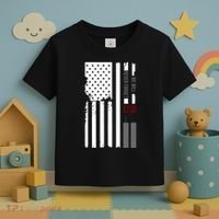 We Will Never Forget 9.11.01 USA Flag Toddler T-Shirt thumb 3