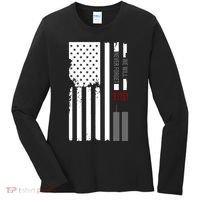 We Will Never Forget 9.11.01 USA Flag Women's Long Sleeve Shirt thumb 0