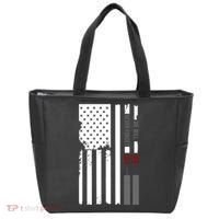 We Will Never Forget 9.11.01 USA Flag Tote Bag thumb 0