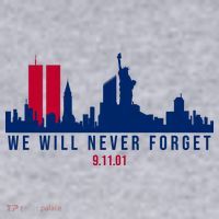 We Will Never Forget 09.11.01 September 11th 2001 Women's Sweatshirt thumb 2