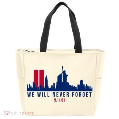 We Will Never Forget 09.11.01 September 11th 2001 Tote Bag