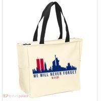 We Will Never Forget 09.11.01 September 11th 2001 Tote Bag thumb 2