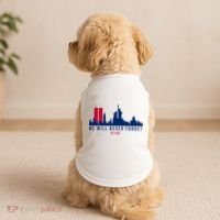 We Will Never Forget 09.11.01 September 11th 2001 Doggie Tank thumb 2