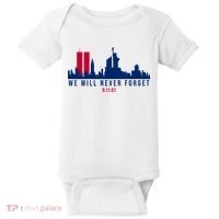 We Will Never Forget 09.11.01 September 11th 2001 Baby Bodysuit thumb 0