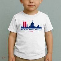 We Will Never Forget 09.11.01 September 11th 2001 Toddler T-Shirt thumb 2