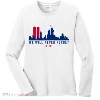 We Will Never Forget 09.11.01 September 11th 2001 Women's Long Sleeve Shirt thumb 0