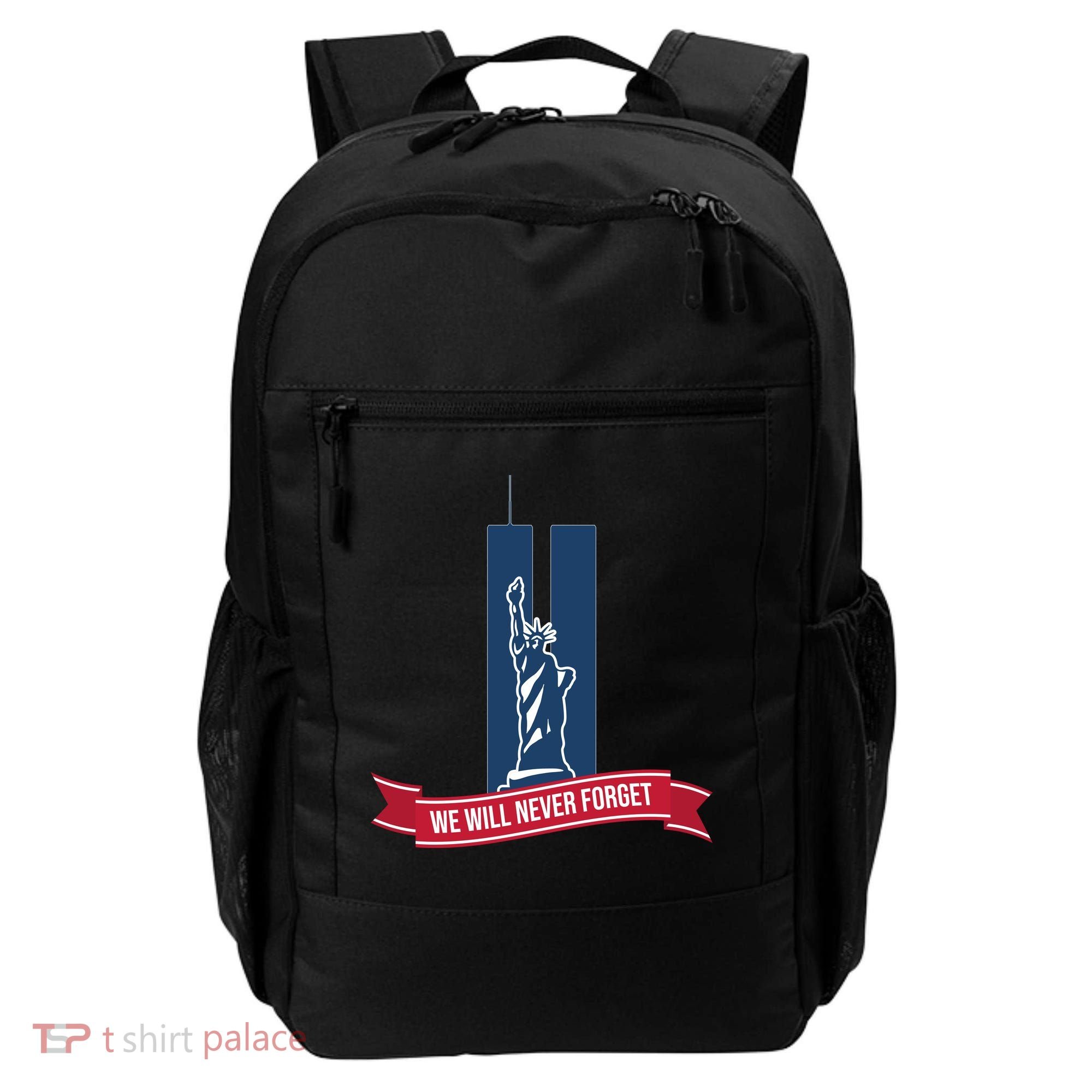 We Will Never Forget 09.11.01 Statue Of Liberty Backpack