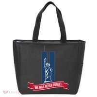 We Will Never Forget 09.11.01 Statue Of Liberty Tote Bag thumb 0